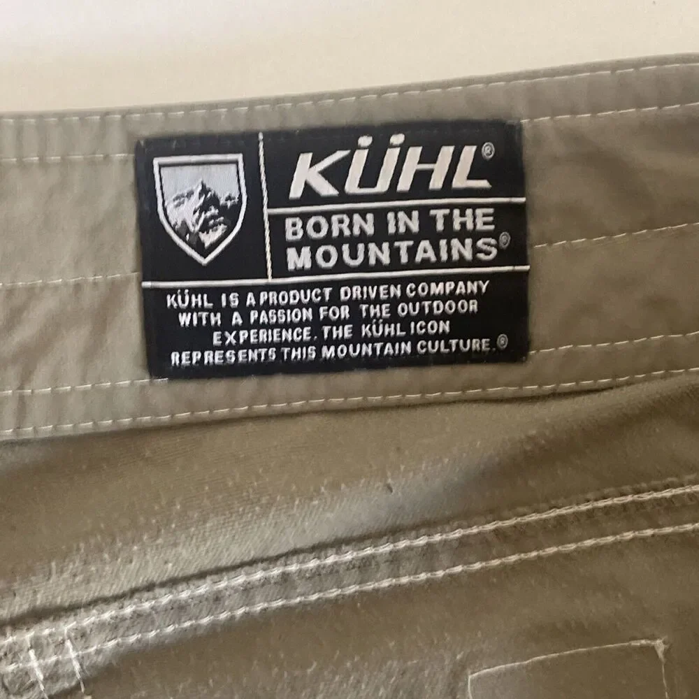 Kuhl‎ Men's Green Hiking & Climbing Activewear Nylon Shorts Size 40